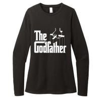 The Godfather Original White Title Womens CVC Long Sleeve Shirt