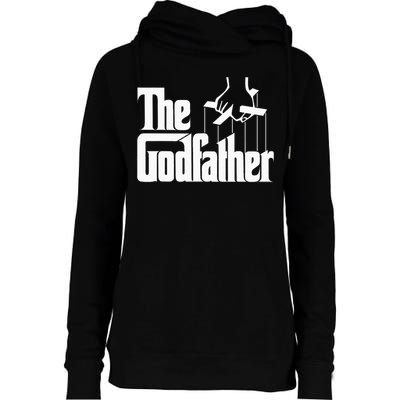 The Godfather Original White Title Womens Funnel Neck Pullover Hood