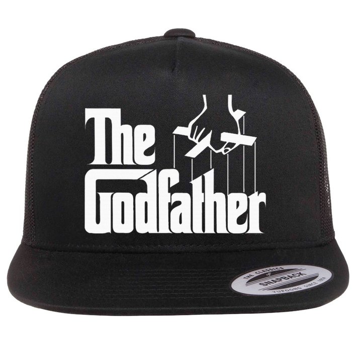 The Godfather Original White Title Flat Bill Trucker Hat