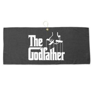 The Godfather Original White Title Large Microfiber Waffle Golf Towel