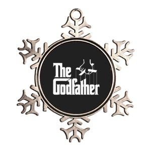 The Godfather Original White Title Metallic Star Ornament