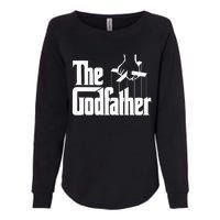 The Godfather Original White Title Womens California Wash Sweatshirt