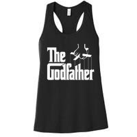 The Godfather Original White Title Women's Racerback Tank