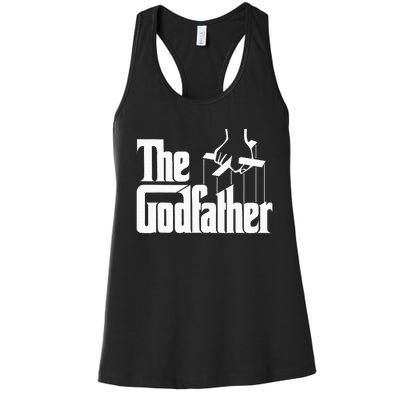 The Godfather Original White Title Women's Racerback Tank