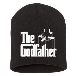 The Godfather Original White Title Short Acrylic Beanie