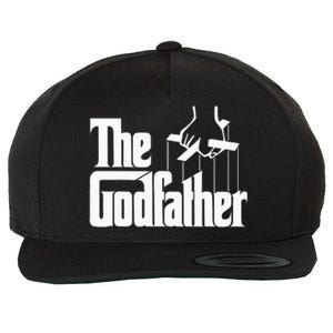 The Godfather Original White Title Wool Snapback Cap