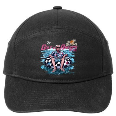 Trump Gulf Of Us America Est 2025 7-Panel Snapback Hat