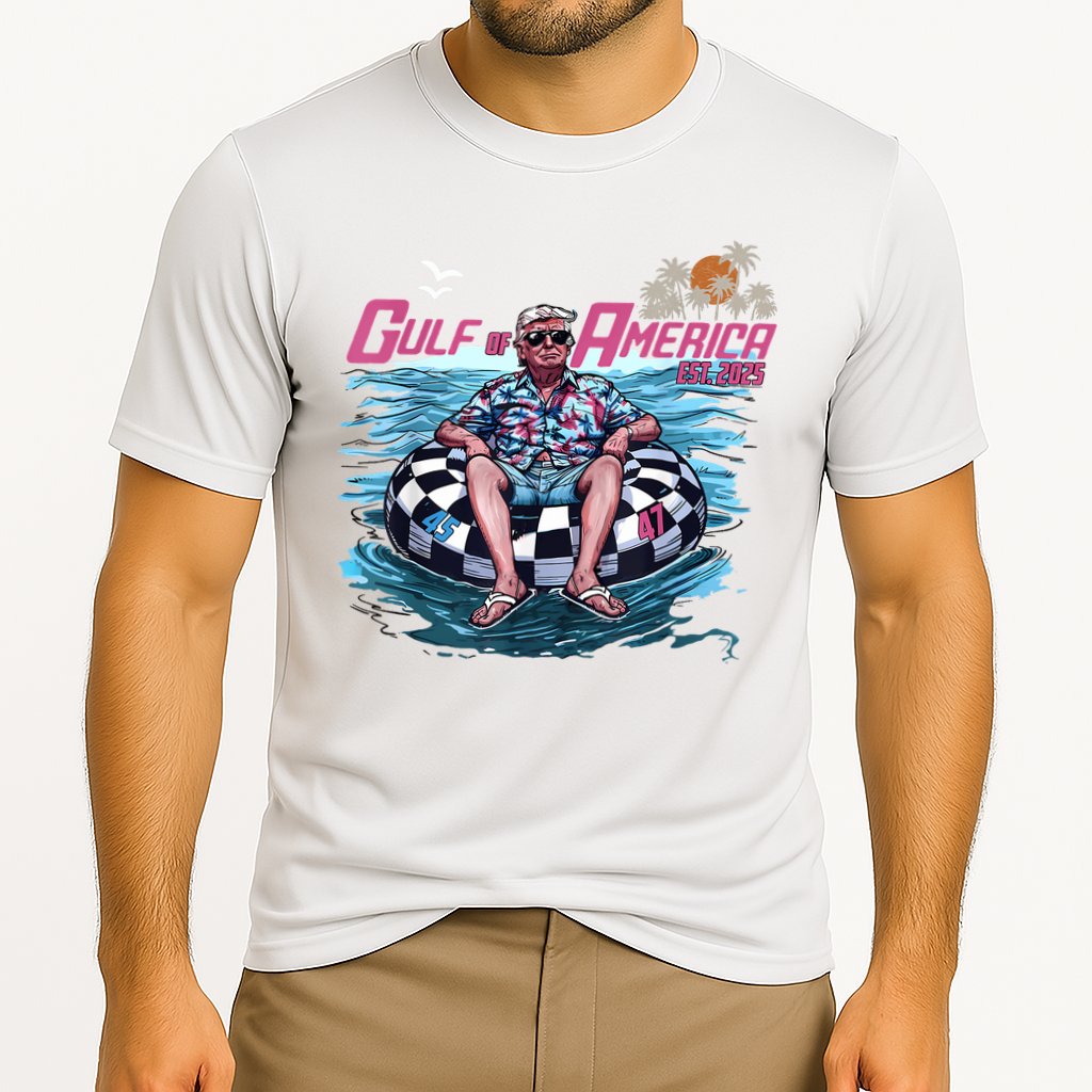 Trump Gulf Of Us America Est 2025 Cooling Performance Crew T-Shirt
