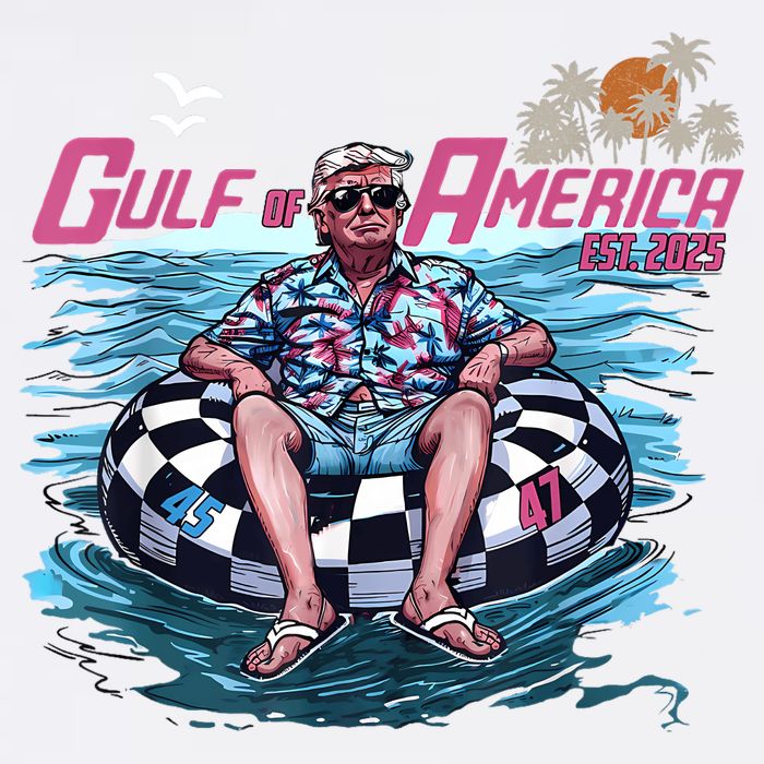 Trump Gulf Of Us America Est 2025 Cooling Performance Crew T-Shirt