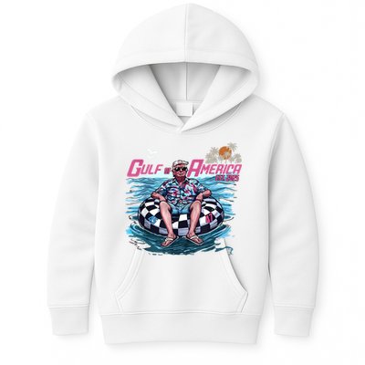 Trump Gulf Of Us America Est 2025 Kids Hoodie