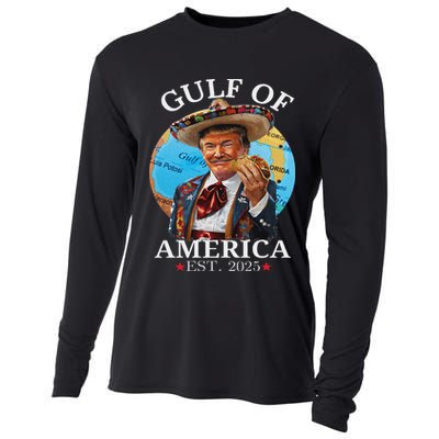 Trump Gulf Of Us America Est 2025 Cooling Performance Long Sleeve Crew