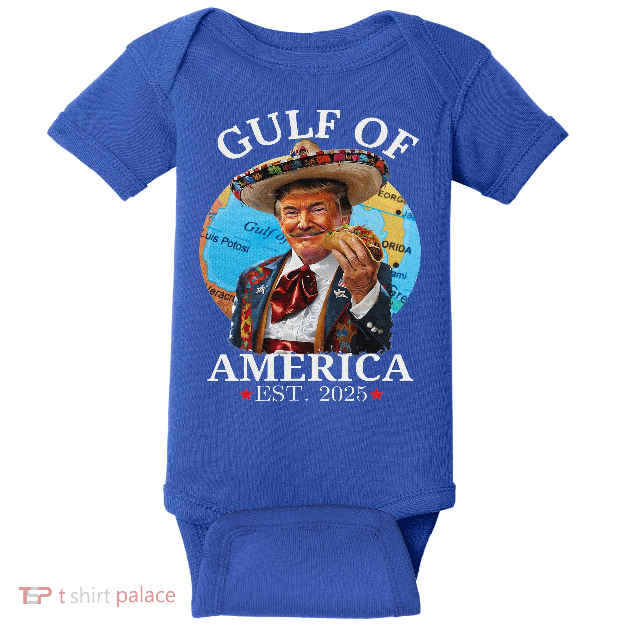 Trump Gulf Of Us America Est 2025 Baby Bodysuit