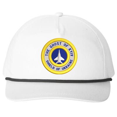 The Ghost Of Kyiv Shield Of Ukraine Snapback Five-Panel Rope Hat