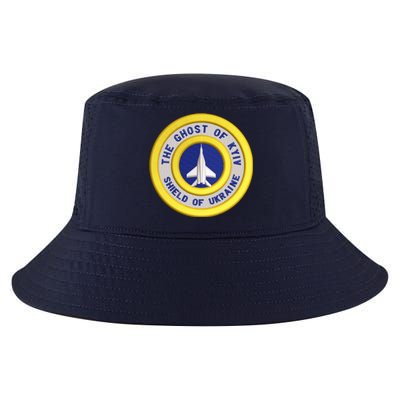 The Ghost Of Kyiv Shield Of Ukraine Cool Comfort Performance Bucket Hat