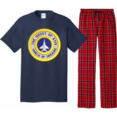 The Ghost Of Kyiv Shield Of Ukraine Pajama Set