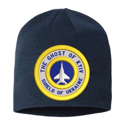 The Ghost Of Kyiv Shield Of Ukraine Sustainable Beanie