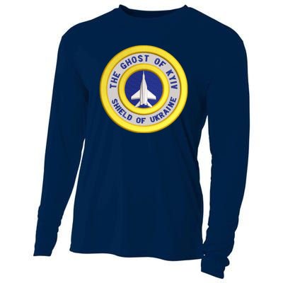 The Ghost Of Kyiv Shield Of Ukraine Cooling Performance Long Sleeve Crew