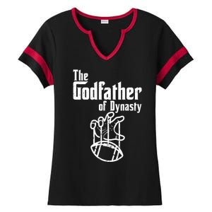 The Godfather Of Dynasty Football Ladies Halftime Notch Neck Tee