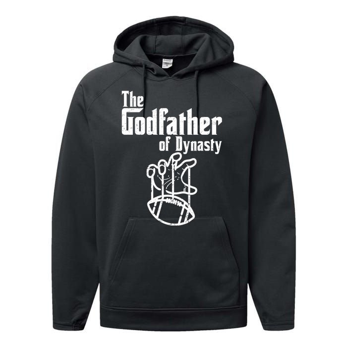 The Godfather Of Dynasty Football Performance Fleece Hoodie