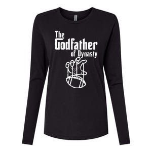 The Godfather Of Dynasty Football Womens Cotton Relaxed Long Sleeve T-Shirt