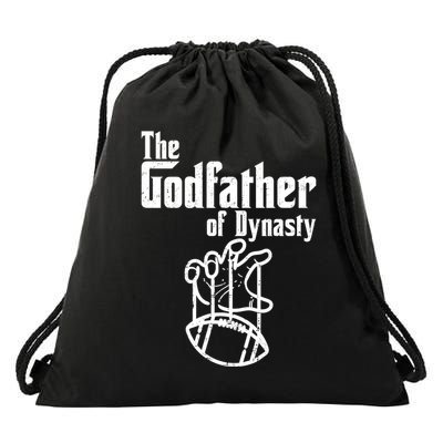 The Godfather Of Dynasty Football Drawstring Bag
