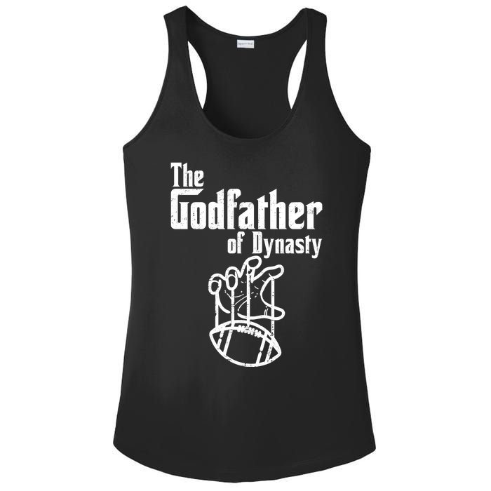 The Godfather Of Dynasty Football Ladies PosiCharge Competitor Racerback Tank