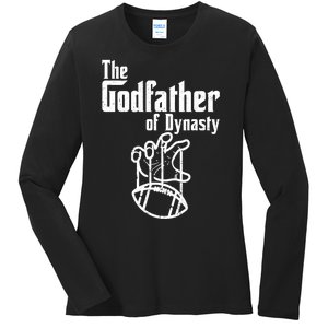 The Godfather Of Dynasty Football Ladies Long Sleeve Shirt