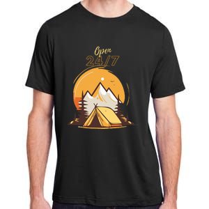 The Great Outdoors Open 247 Camping Scene  Adult ChromaSoft Performance T-Shirt