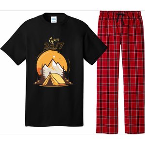 The Great Outdoors Open 247 Camping Scene  Pajama Set