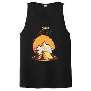 The Great Outdoors Open 247 Camping Scene  PosiCharge Competitor Tank