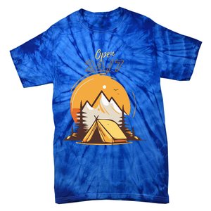 The Great Outdoors Open 247 Camping Scene  Tie-Dye T-Shirt