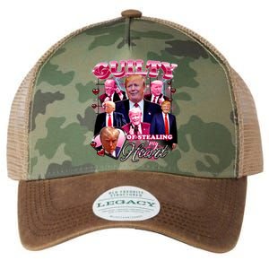 Trump Guilty Of Stealing My Heart Funny Donald Trump Lover Legacy Tie Dye Trucker Hat