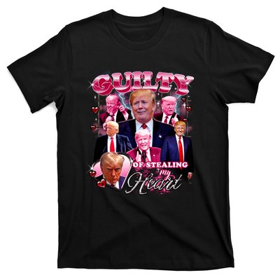 Trump Guilty Of Stealing My Heart Funny Donald Trump Lover T-Shirt