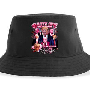 Trump Guilty Of Stealing My Heart Funny Donald Trump Lover Sustainable Bucket Hat