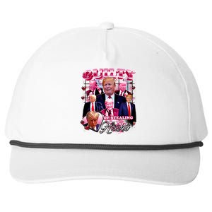 Trump Guilty Of Stealing My Heart Funny Donald Trump Lover Snapback Five-Panel Rope Hat