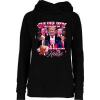 Trump Guilty Of Stealing My Heart Funny Donald Trump Lover Womens Funnel Neck Pullover Hood