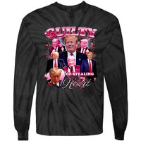 Trump Guilty Of Stealing My Heart Funny Donald Trump Lover Tie-Dye Long Sleeve Shirt