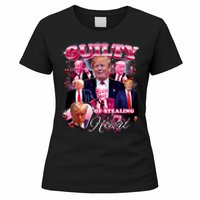 Trump Guilty Of Stealing My Heart Funny Donald Trump Lover Women's T-Shirt