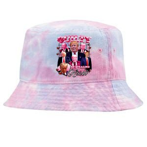 Trump Guilty Of Stealing My Heart Funny Donald Trump Lover Tie-Dyed Bucket Hat