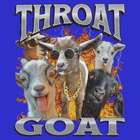 Throat Goat Offensive Adult Humor Bootleg Sweatshirt