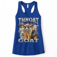 Throat Goat Offensive Adult Humor Bootleg Womens Tank Top