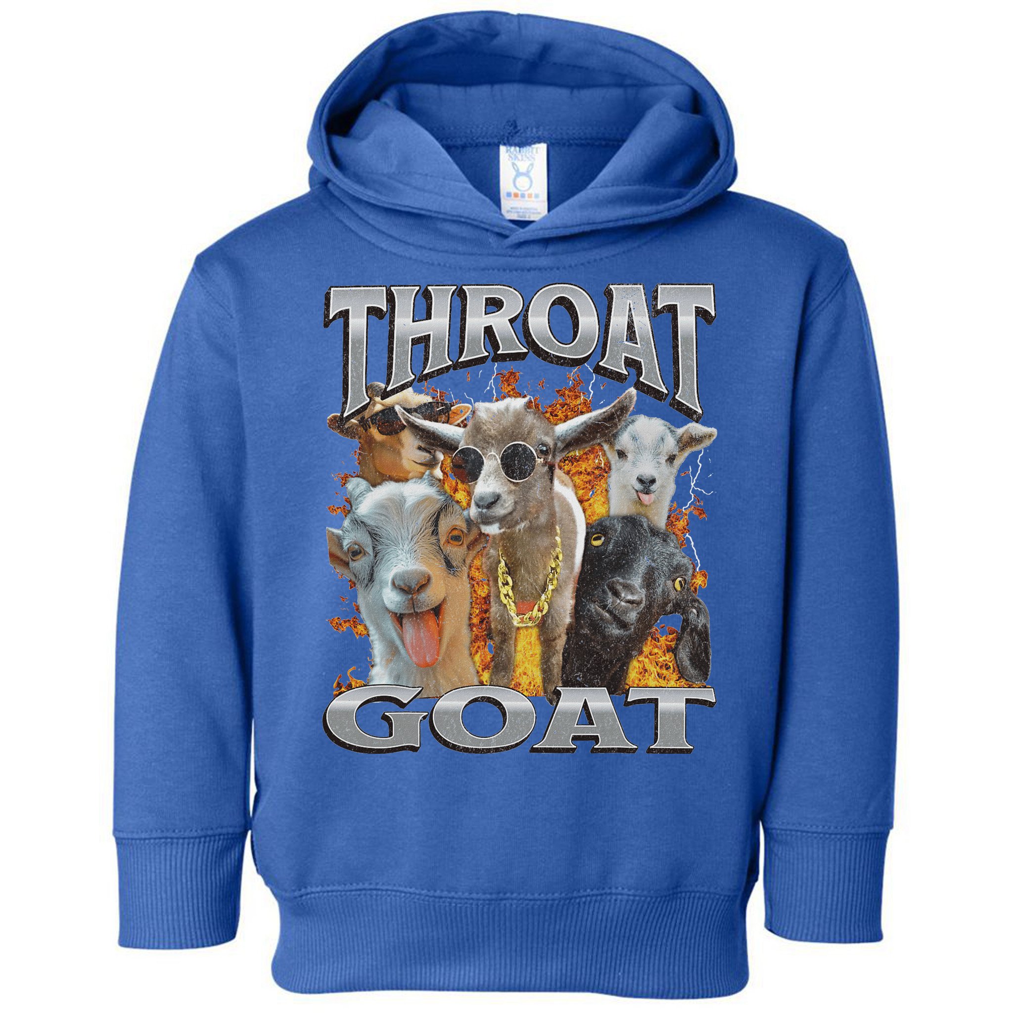 Throat Goat Offensive Adult Humor Bootleg Toddler Hoodie