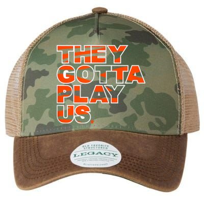 They Gotta Play Us Cincinnati Football Legacy Tie Dye Trucker Hat