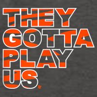 They Gotta Play Us Cincinnati Football Vector Backpack