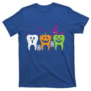 Teeth Ghost Pumpkin Witch Cute Dental Halloween Dentist Gift T-Shirt