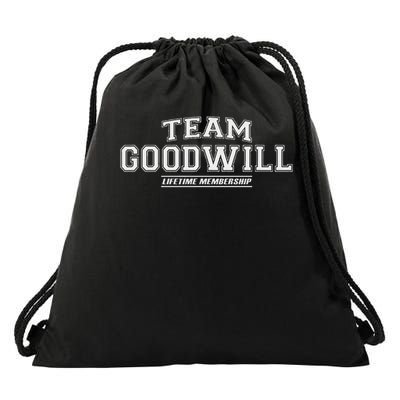 Team Goodwill Proud Family Surname, Last Name Drawstring Bag