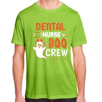 Teeth Ghost Pumpkin Witch Cute Dental Halloween Dentist Gift Adult ChromaSoft Performance T-Shirt