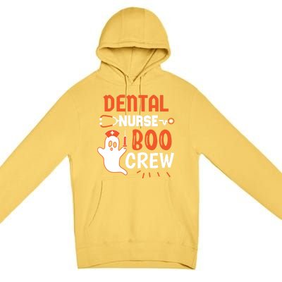 Teeth Ghost Pumpkin Witch Cute Dental Halloween Dentist Gift Premium Pullover Hoodie