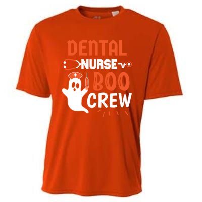 Teeth Ghost Pumpkin Witch Cute Dental Halloween Dentist Gift Cooling Performance Crew T-Shirt