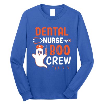 Teeth Ghost Pumpkin Witch Cute Dental Halloween Dentist Gift Long Sleeve Shirt